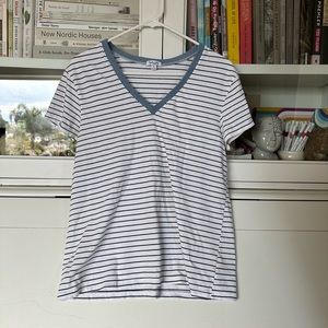Splendid Striped V neck t shirt
